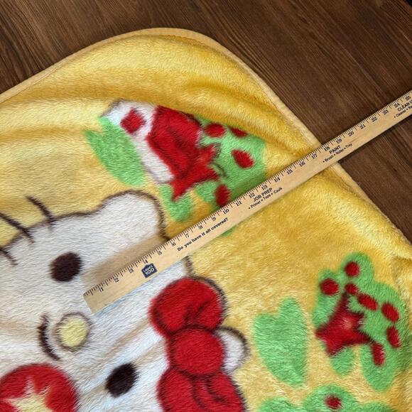 Vintage Ultra RARE 70s/80s MIMIKITTY Hello Kitty Baby‎ Blanket Size 42”x52” - Picture 9 of 9